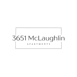 A black and white image of apartment signage.