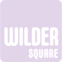 A purple square with the words "WILDER SQUARE" written in white.