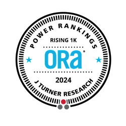 A graphic with the word "ORA" in blue, surrounded by stars and dots.