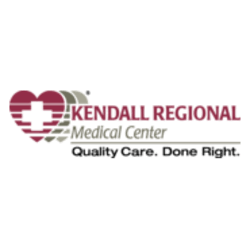 The image is a logo of Kendall Regional Medical Center.