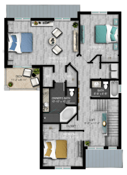 Seaspray - 2nd Story Floorplan