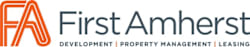 First Amherst logo at 100 South Apartments, Buffalo, New York