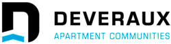 A logo for Deveraux Apartment Communities.