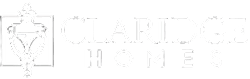 The image shows a logo with the words "CLARIDGE HOMES" and a graphic of a keyhole.