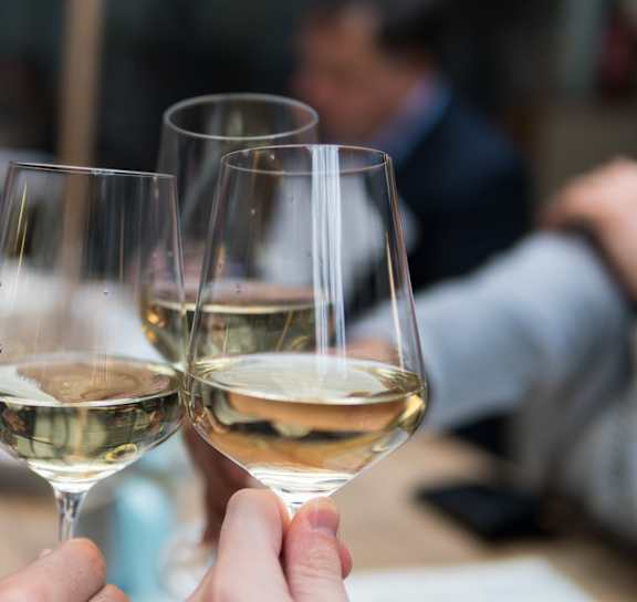 Group of people toasting at Bridges at Flatiron, Broomfield, 80021