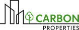 A logo with a green leaf and the word "CARBON" in green text.