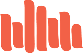 A series of five vertical bars of varying heights.