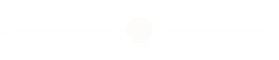 A graphic of a sun with rays extending outward from a central circle.