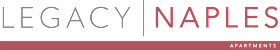 The image shows the words "LEGACY" and "ARBORETUM" in different colors.