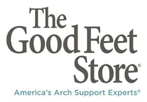 The Good Feet Store logo with a tagline.