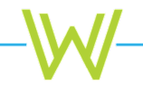A logo for Webster Woods Apartment Homes with a green tree image.