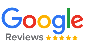 A Google Reviews logo with a green background.