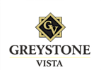 A logo with the letters GV inside a diamond shape and the words "Greystone Vista" below it.