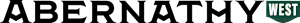 A black and white image with the words "ABERNATMY WEST" written in large letters.