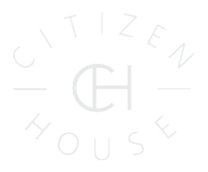 A logo with the words "Citizen House" written around a letter "C".