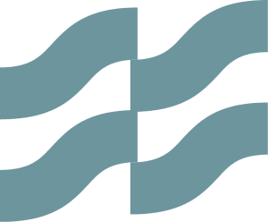 an image of a blue and black wavy line pattern