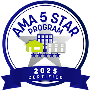 AMA 5 STAR PROGRAM 2025 CERTIFIED logo.