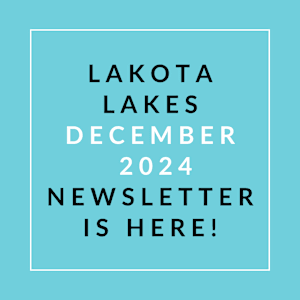A newsletter for Lakota Lakes is available for December 2024.