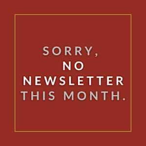 The image announces the availability of The Brick Lofts February 2025 newsletter.