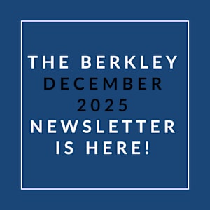 The image announces the release of the Berkley December 2025 newsletter.