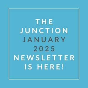 The image announces the availability of the Junction January 2025 newsletter.