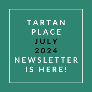 a green background with a white font and the words tatin place july 2024