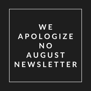 a white font on a black background with the words wake robin july 2024