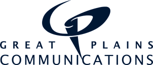 The image is a logo for Great Plains Communications.