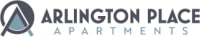 Arlington Place apartments blue and grey logo