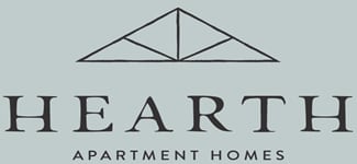 Logo at Hearth Apartment Homes