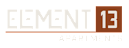 A logo for Element 13 Apartments is displayed.