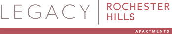 The image shows the words "LEGACY" and "ARBORETUM" in different colors.