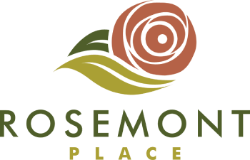the logo for the lake shore store on a blue background at Rosemont Place Apartments, Des Moines, IA, 50320