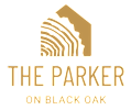 The Parker logo on a black background.
