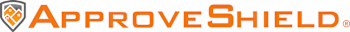 The image is a logo for a company named "ApproveShield".