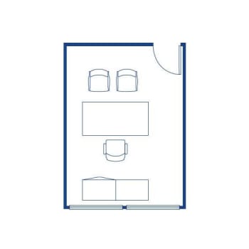an illustration of a floor plan of a bathroom with a closet