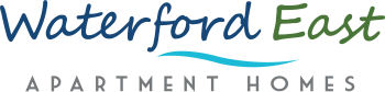 the logo for waterford boys apartment homes