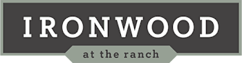 A sign that says Ironwood at the ranch.