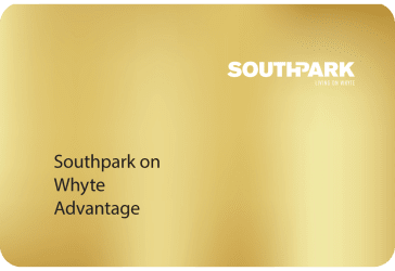 a picture of the southpark logo on a gold background