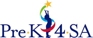 a logo of the presidency with a woman reaching for a star at The Landings at Brooks City-Base Apartments , San Antonio, 78235