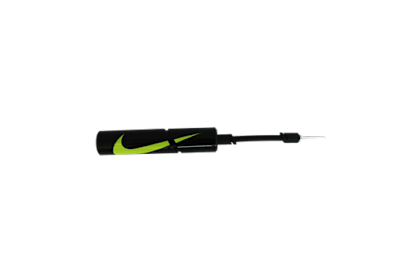 A syringe with a Nike logo on it.