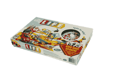 A box of LIFE magazine for kids has a picture of Spider-Man on it.