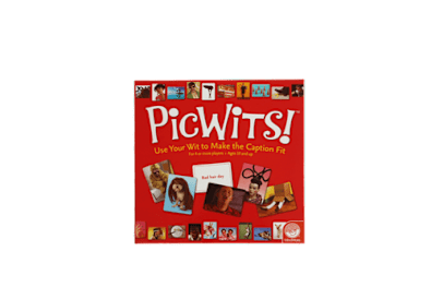 A red box of Pickwits with various images and text on it.