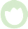 A white flower with a green border.