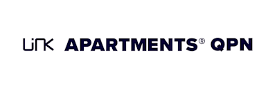 The image shows the logo of Link Apartments QPN.