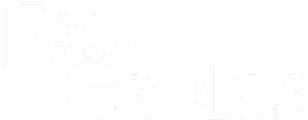 The image features the words "East Gables" in white text on a black background.