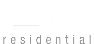 the sun logo and the word sustainability in white on a black background