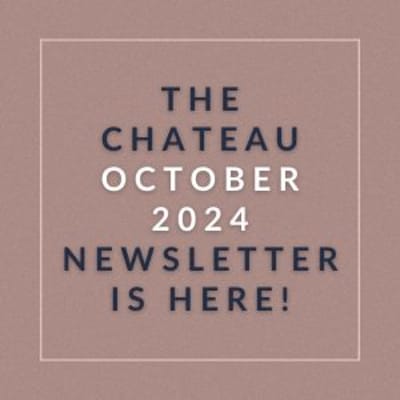 the chateau octobre 2020 newsletter is here logo