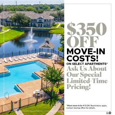 350 off move in costs on select apartments  ask us about our special limited