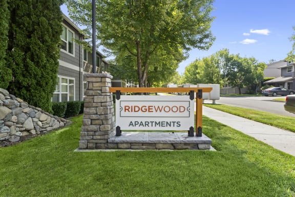 Ridgewood Clubhouse and Outdoor Pool with Lounge Chairs